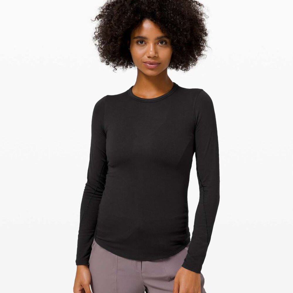 Lululemon Hold Tight Long Sleeve Black